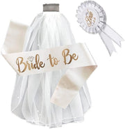 Set di 3 pezzi di velo di sposa in stile party per uccello