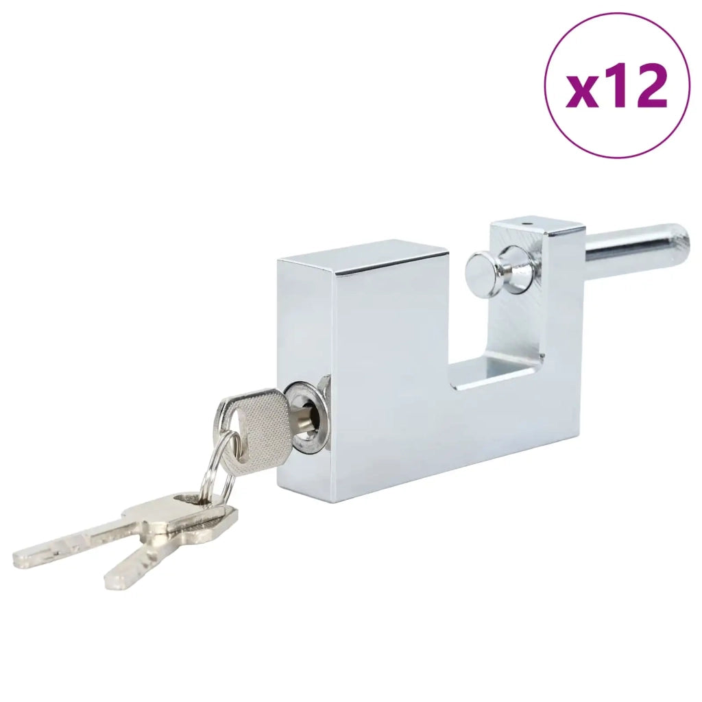 Lucchetto 12 pz Argento Acciaio CFW1232435