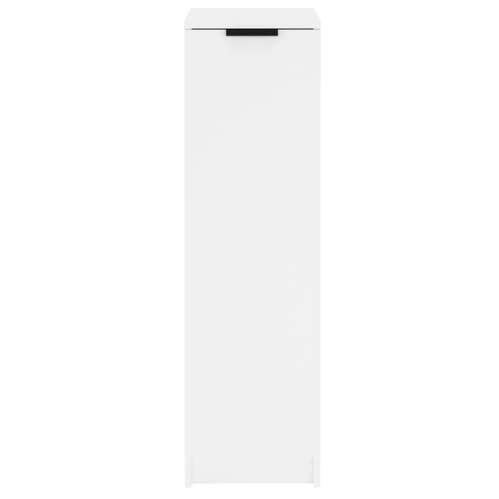 Scarpiera mobile contenitore per scarpe mobile per ingresso/corridoio/soggiorno 30 x 35 x 100 cm legno ingegnerizzato bianco 02_0021446