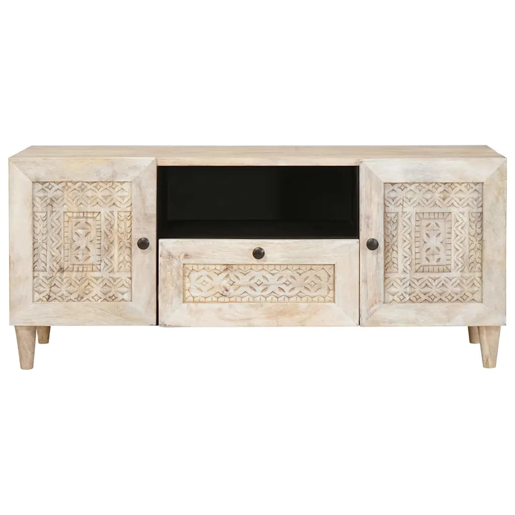 Unità TV con cassetto Bianco 105 x 33 x 46 cm Legno multistrato 4018130