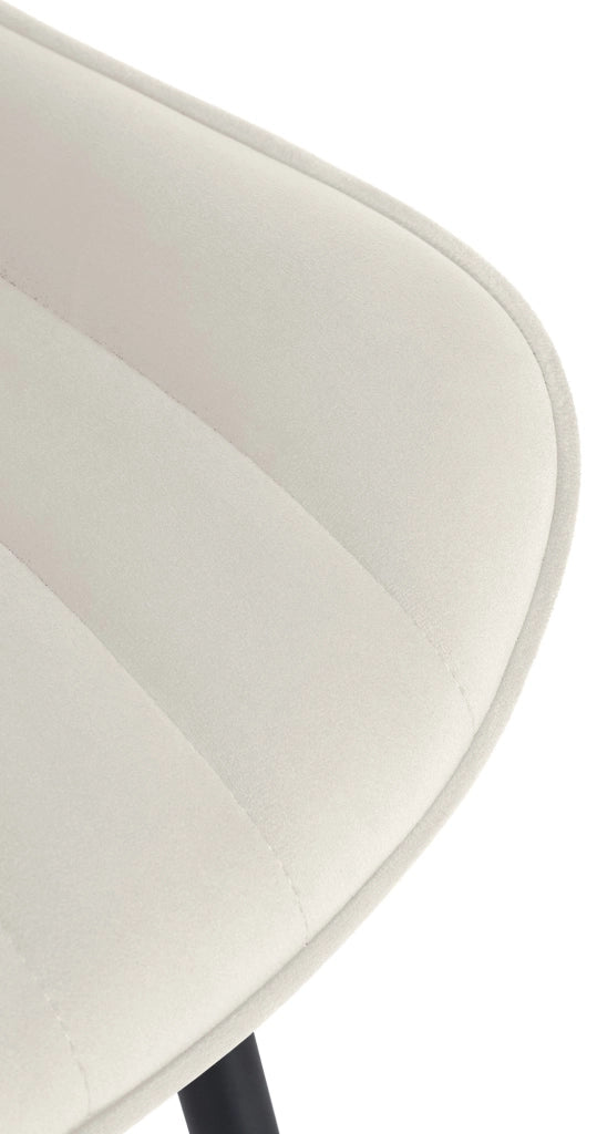 Sedia Largo crema,Velluto