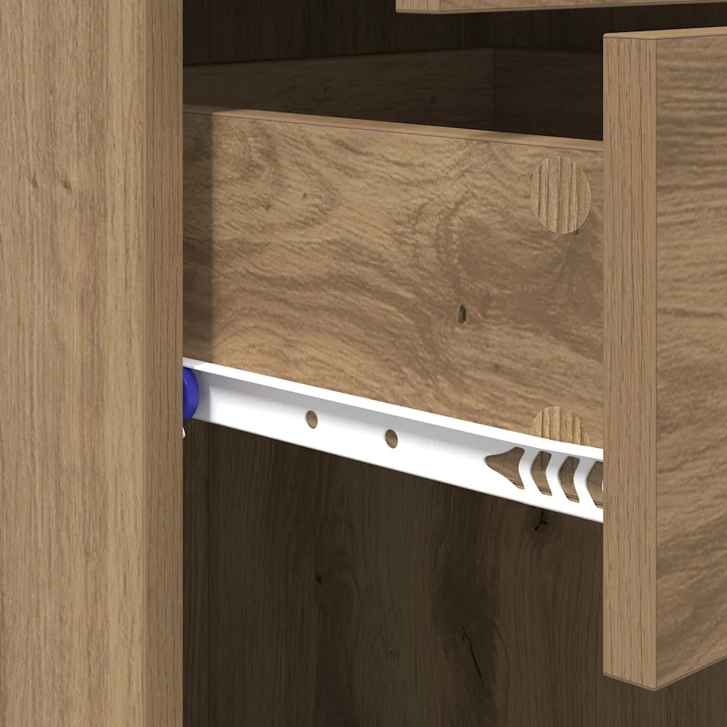 Credenza con cassetto Rovere artigianale 40 x 42,5 x 185 cm 3402636