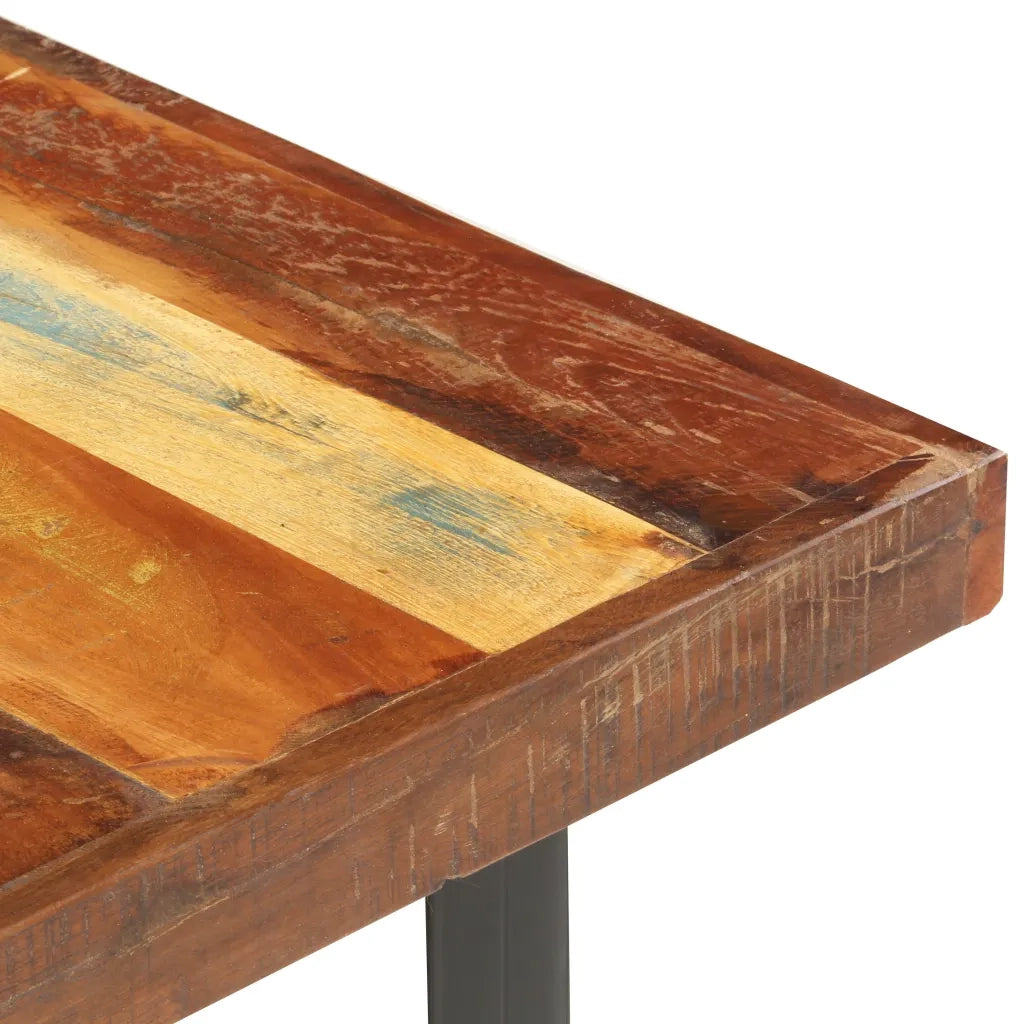 Tavolino da Salotto 142x90x42 cm in Legno Massello di Recupero 320654