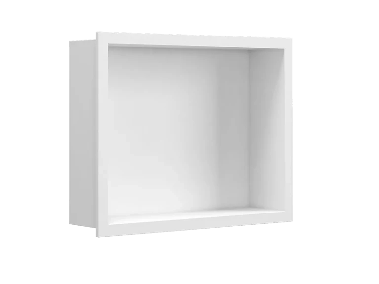 Nicchia bagno Solid Surface 30x40 cm - bianco opaco