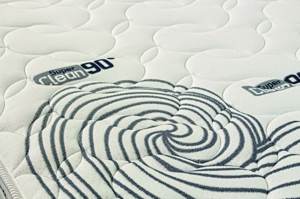 Tirane, Materasso Matrimoniale Sfoderabile Made in Italy, 200x160x22h cm Bianco