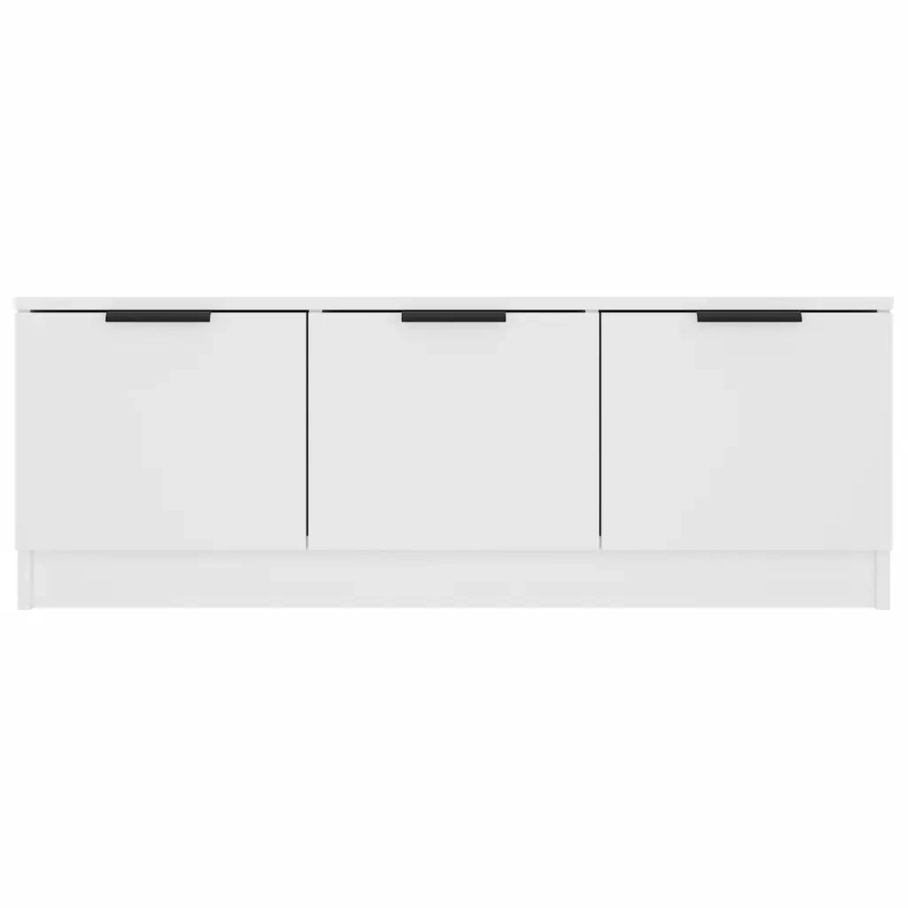 Mobile Porta TV Bianco 102x35x36,5 cm in Legno Multistrato 811358