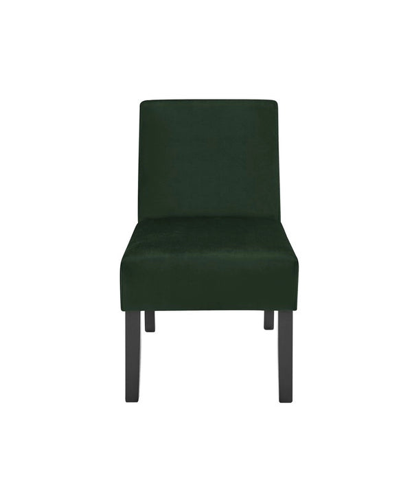 POLTRONA VELLUTO DEVA VERDE SCURO