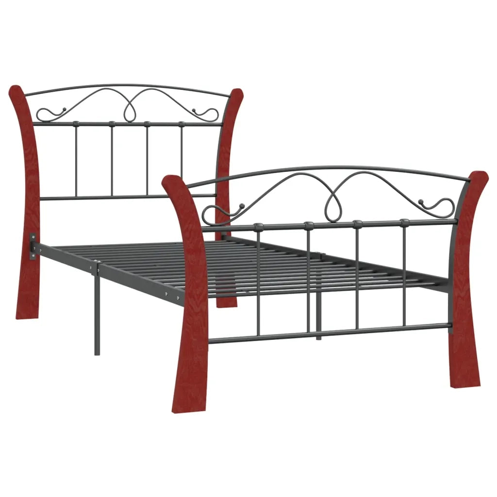 Giroletto Nero in Metallo 90x200 cm cod mxl 33142