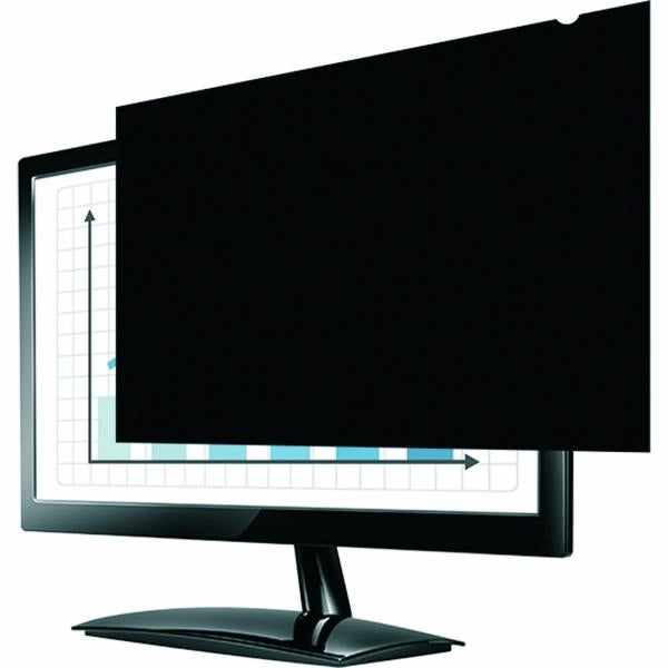 Fellowes PrivaScreen Filtro per la privacy senza bordi per display 61 cm [24] (24IN W BLACKOUT PRIVACY FILTER - LAP)