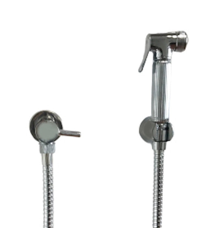 Set idroscopino con rubinetto tutto in ottone,flessibile 120 cm