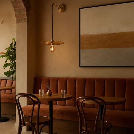 Lampada Da Parete APP1356-1W Old Gold 30 Cm