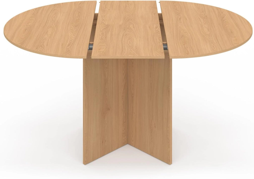 Tavolo da pranzo allungabile Ovale Marthe 4-8 Persone Legno Faggio, 110-150 cm