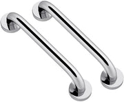 Due Griffe doccia/Supporto asciugamano in acciaio inossidabile Antislip 30cm x 2,5cm Capacità di carico 50kg