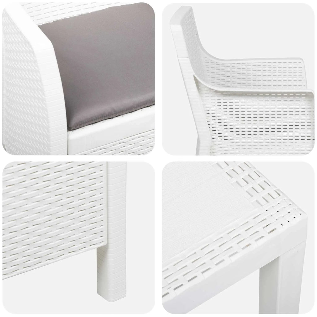 Set di relax 3 pz Bianco PP 42035143