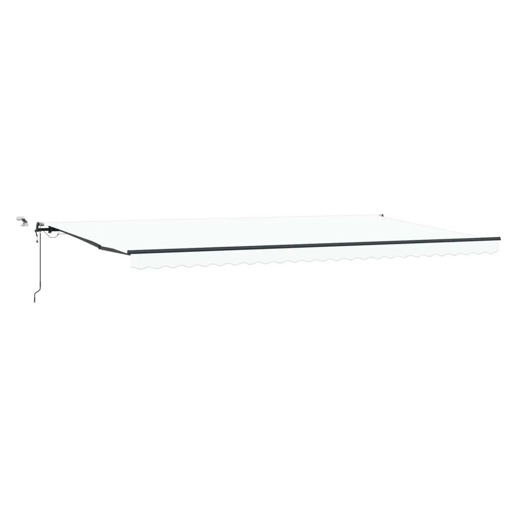 Tessuto per Tenda con Bianco 600 × 300 cm Poliestere 3331652