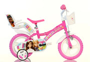 Bicicletta per bambini BARBIE 12 Pollici, adatta a bambini tra i 3 e i 5 anni, per altezza tra 85 e 105 cm, con cestino