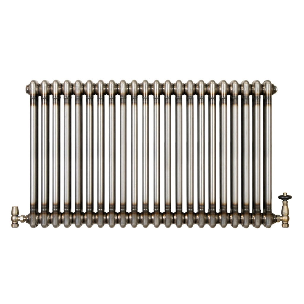Radiatore 2 Colonne Orizzontale Metallo Grezzo 600 x 1010 mm TRV