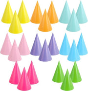 Decorazioni per Festa di Compleanno Cono di Torta Papier Cappelli di Festa Decorazioni per Festa di Compleanno Papier Corona Cappelli di Festa Set per Ragazzi Ragazze Festa di Compleanno Abito da Sposa Festa Decorazioni e Celebrazioni (24 pezzi)