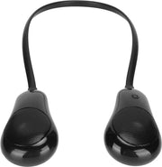 Lettore Bluetooth con Microfono per la Cintura con Audio 3D Stereofonico Rond il Collo per Casa e Esterno - Nero