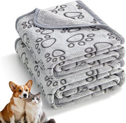 Deken per Cani, Fleece Deken Ghiaccio, 104 x 76 cm, Deken per Cuccioli, Protezione Divano, Deken per Cani, Deken per Cani di Medio Taglia