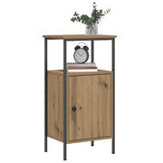 Comodino Rovere Artigianale 41x31x80 cm in Legno Multistrato 857248