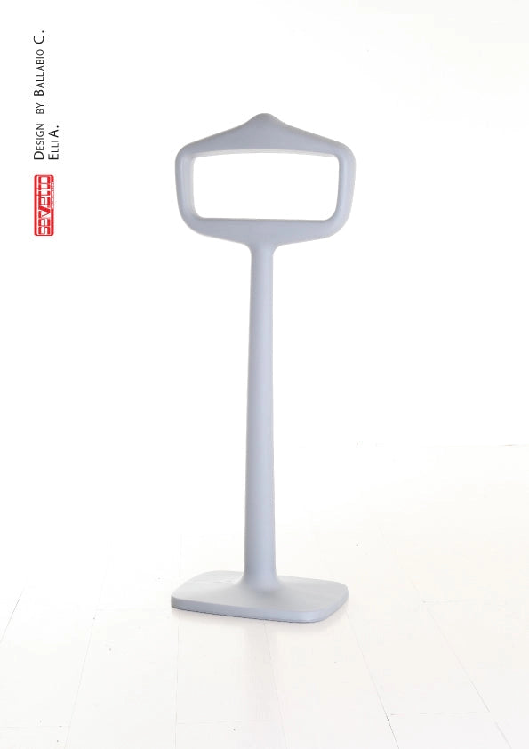 Appendiabiti Porta Abiti da Esterno 48x117 cm in Resina Arkema Bobo Bianco