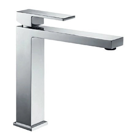 Rubinetto lavabo alto serie zoe, finitura cromata