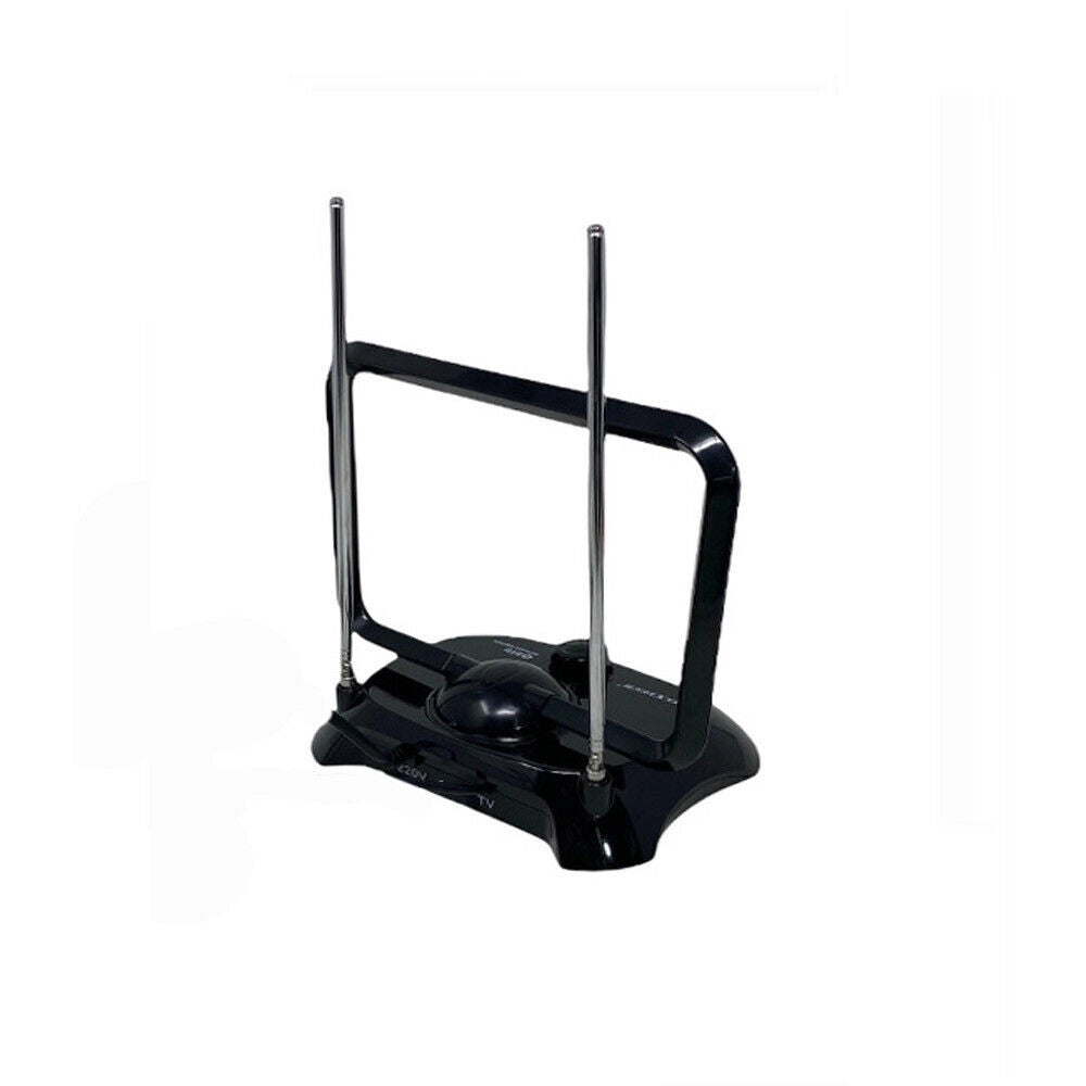 Trade Shop - Antenna Digitale Interna Amplificazione Segnale 4k Ultra Hd Dvb-t T2 Uhf Vhf Lt-c007 -