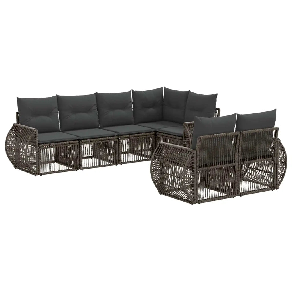 Set Divano da Giardino 7 pz 7-Numero di posti 3435476