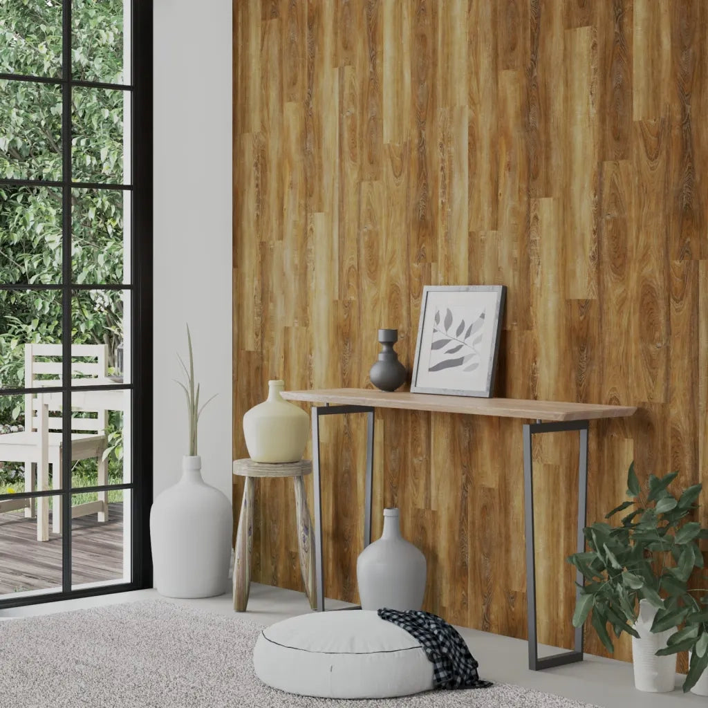 Pannelli da Parete Effetto Legno Marrone PVC 2,06 mÂ² cod mxl 24655