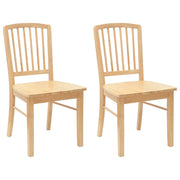 Sedie da pranzo 2 pz | Sedie da cucina Naturale 50 x 52,5 x 91 cm