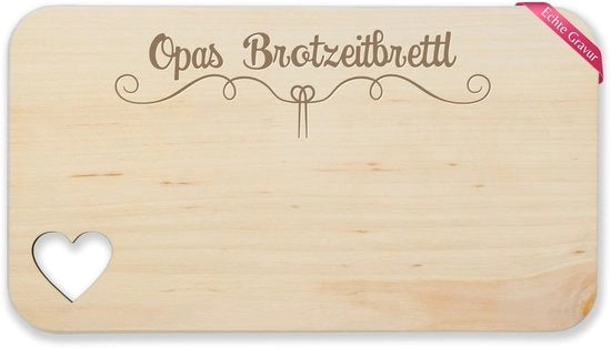Plank per colazione in legno - tavolo per colazione - tavolo per aperitivo per nonno - tavolo per aperitivo regalo per nonno Natale - 22,5x12,5 - legno - tavolo regalo per nonni