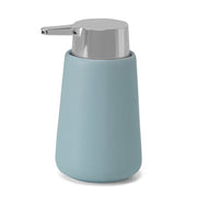 Dispenser sapone turchese e cromo in ceramica antibatterica Sidney