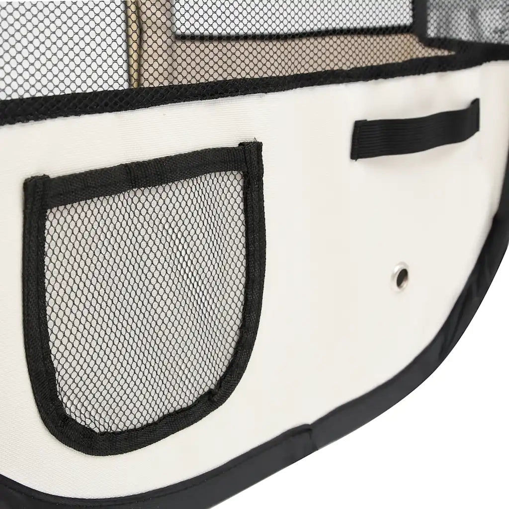 Box per Cani Pieghevole con Borsa Trasporto Blu 90x90x58 cm 171013