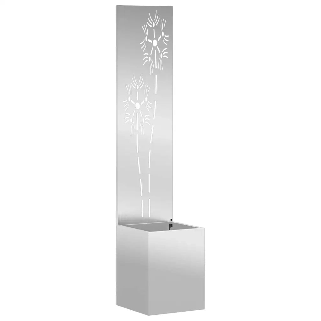 Schermo per privacy in giardino Floreale Argento 32 x 150 cm 876369
