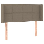 Testiera | Testata ad Orecchio Tortora 93x16x78/88 cm in Tessuto