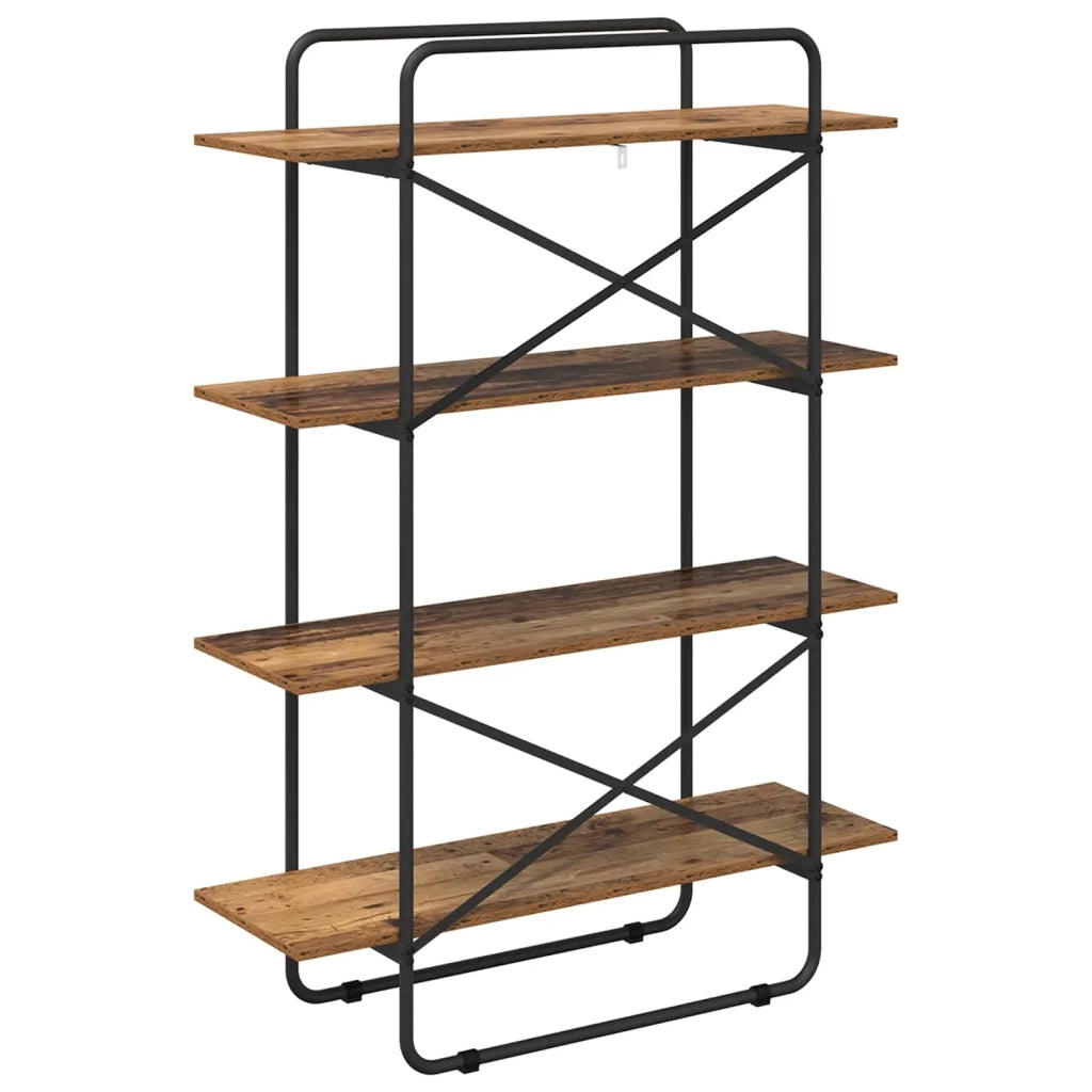 Libreria 4 livelli 100 x 35 x 140 cm PB Legno di quercia 8007790