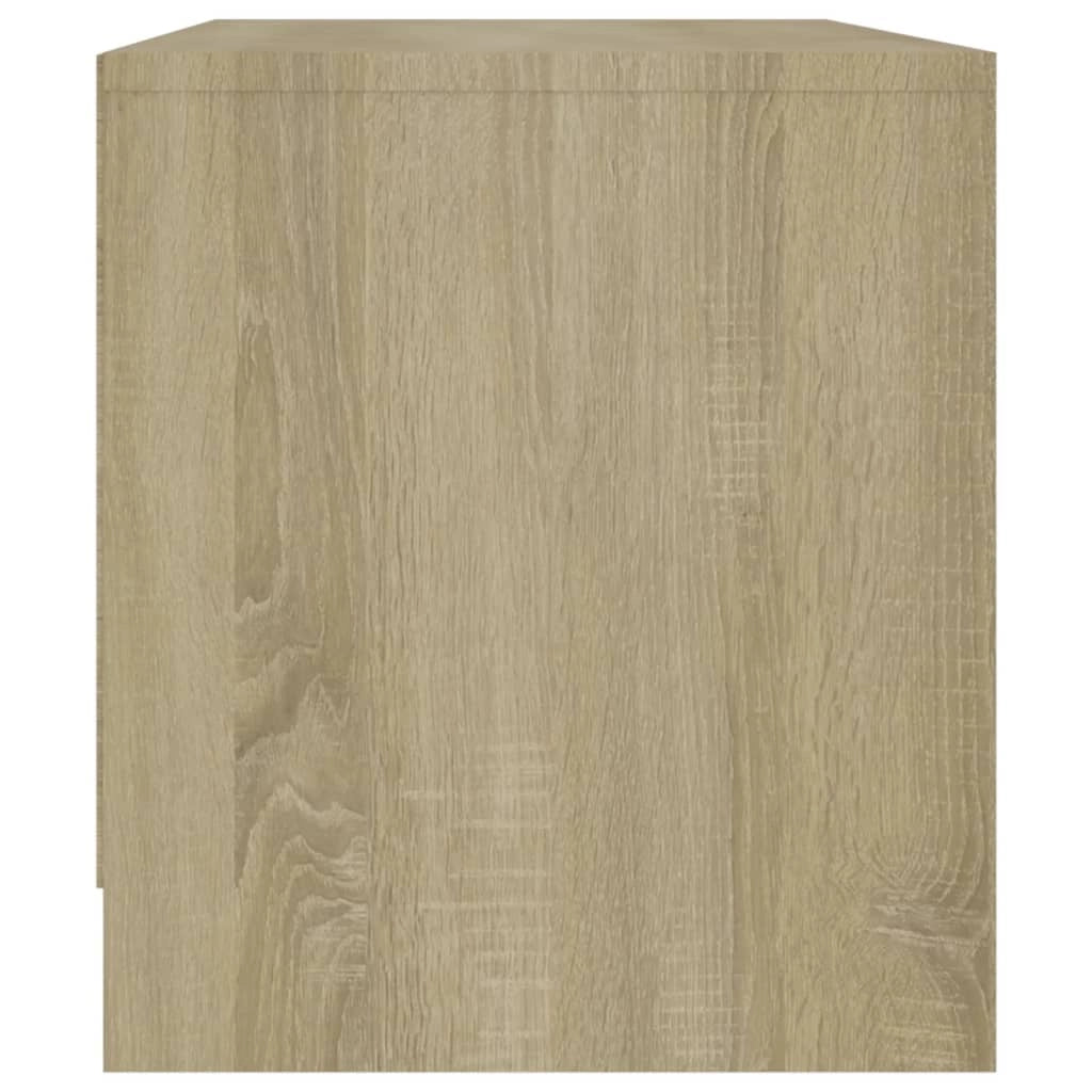 Mobile TV multimediale mensola TV credenza TV sala da pranzo soggiorno camera da letto rovere Sonoma 90 x 35 x 40 cm legno ingegnerizzato beige 02_0027555