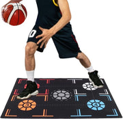 Matrice di allenamento portatile - Cesto antiscivolo per basket - Accessorio per sport adulti - 76x106.7x0.2 cm - Dribbling silenzioso - Matrice di basket portatile