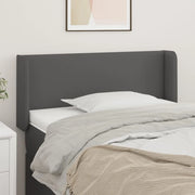 Testiera ad Orecchio-Testata con Orecchie Grigio 103x16x78/88 cm in Similpelle 258093