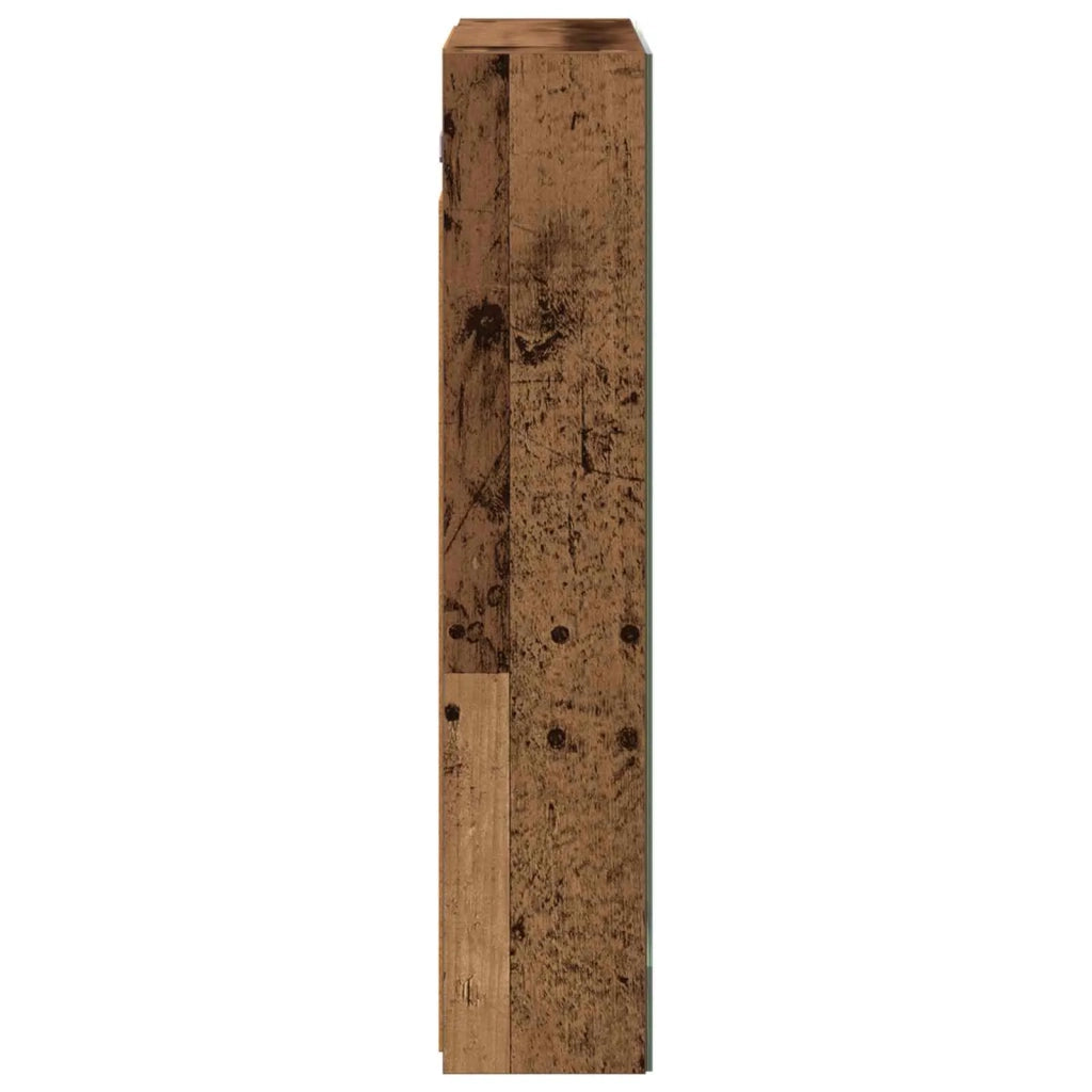 Mobiletto per specchio da bagno Legno vecchio 60 x 14,5 x 70 cm