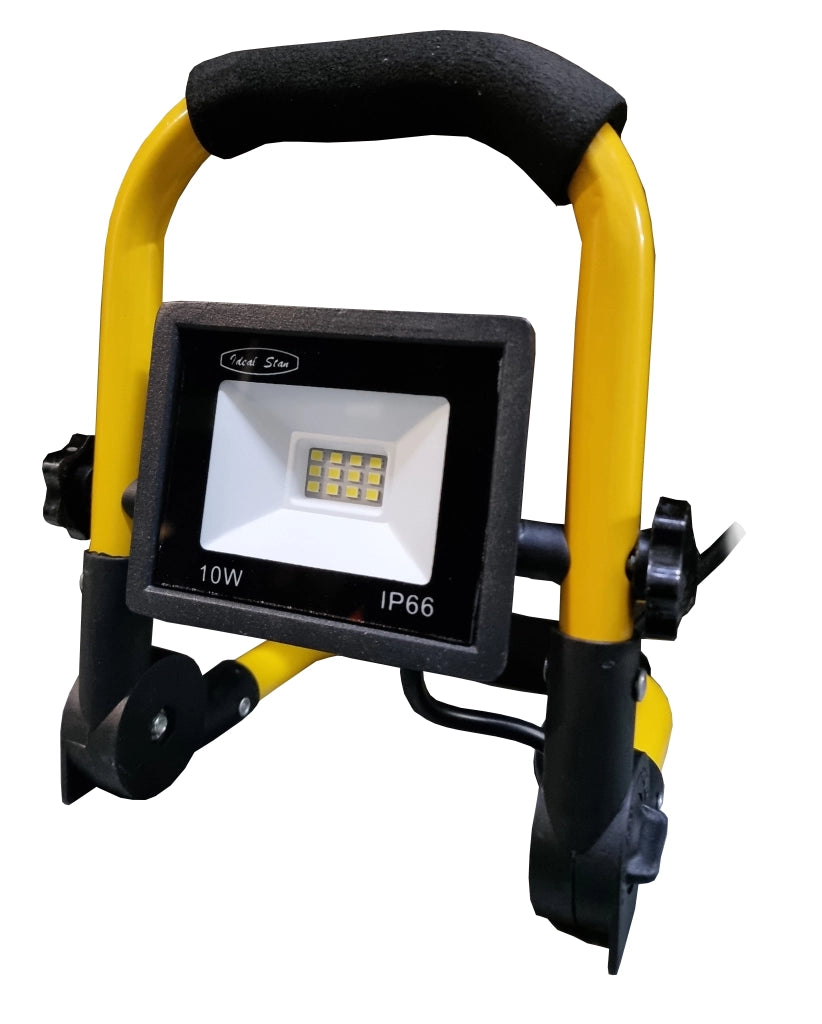 PROIETTORE A LED PORTATILE CON SUPPORTO PIEGHEVOLE 'IDEAL STAR' 20W - 1700 lumen - 6000K - IDEAL STAR