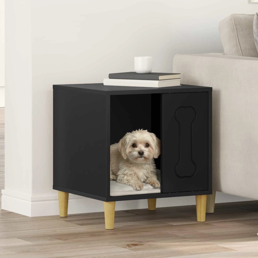 Cuccia per cani Nero 44 x 42 x 49 cm Legno multistrato CFW4357977