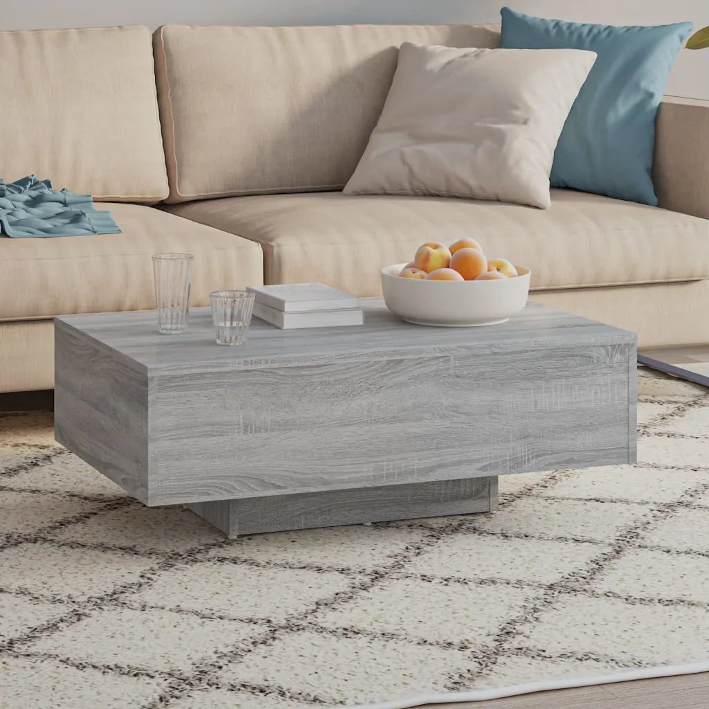 Tavolino da salotto | Tavolino da caff¨¨ | Tavolino da Soggiorno Grigio Sonoma 85x55x31 cm Legno Multistrato