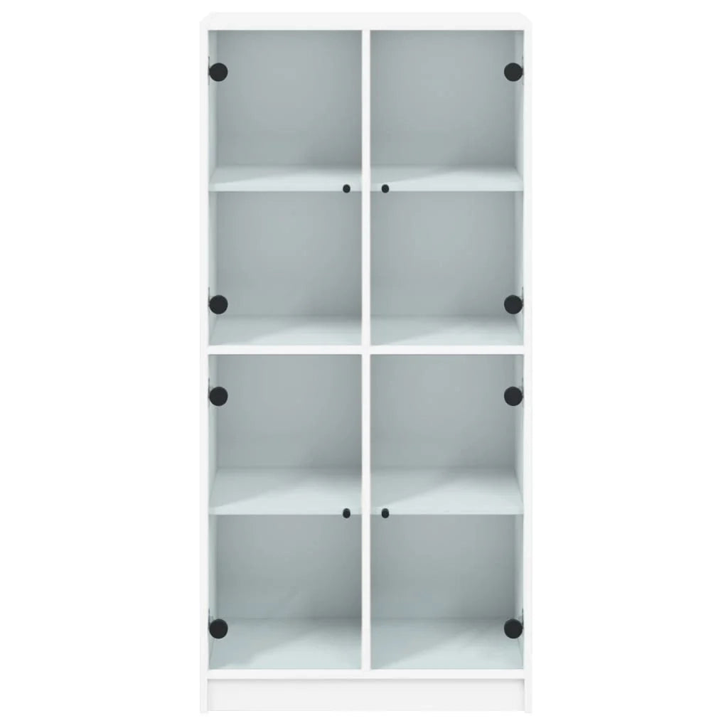 Buffet credenza cassettiera mobiletto mobile contenitore organizer cucina soggiorno salotto alto con ante 68 x 37 x 142 cm legno ingegnerizzato bianco 02_0032228