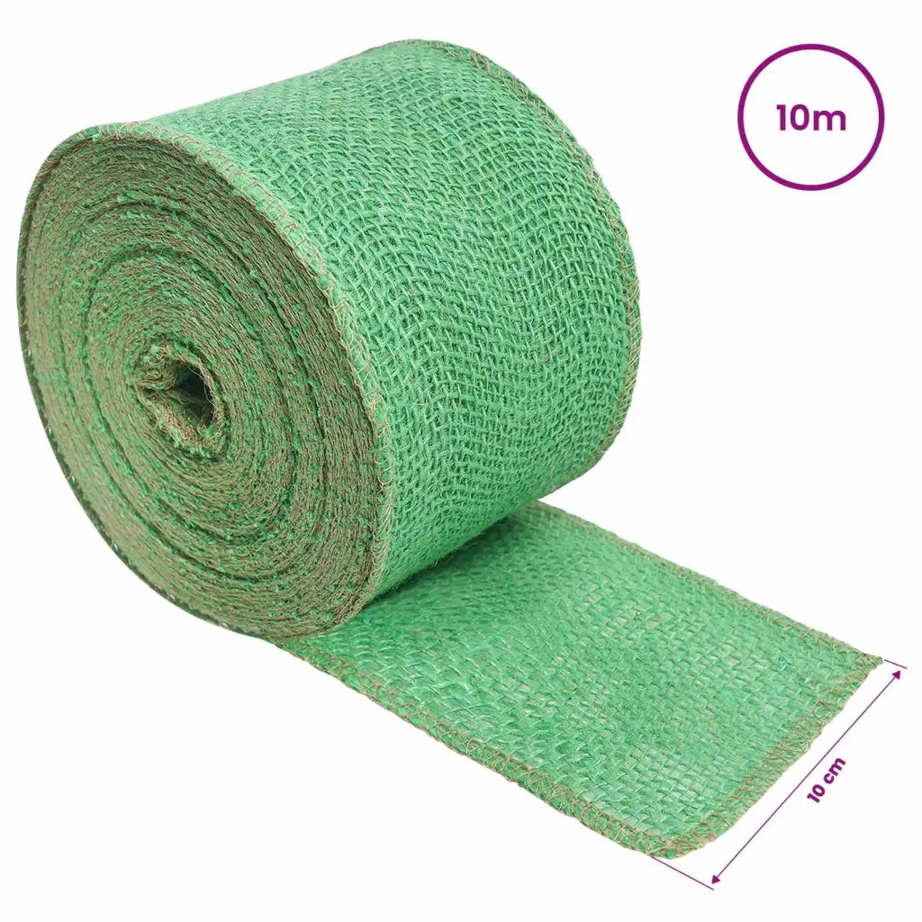 Rotolo di Juta 10 x 1000 cm Verde 42012019