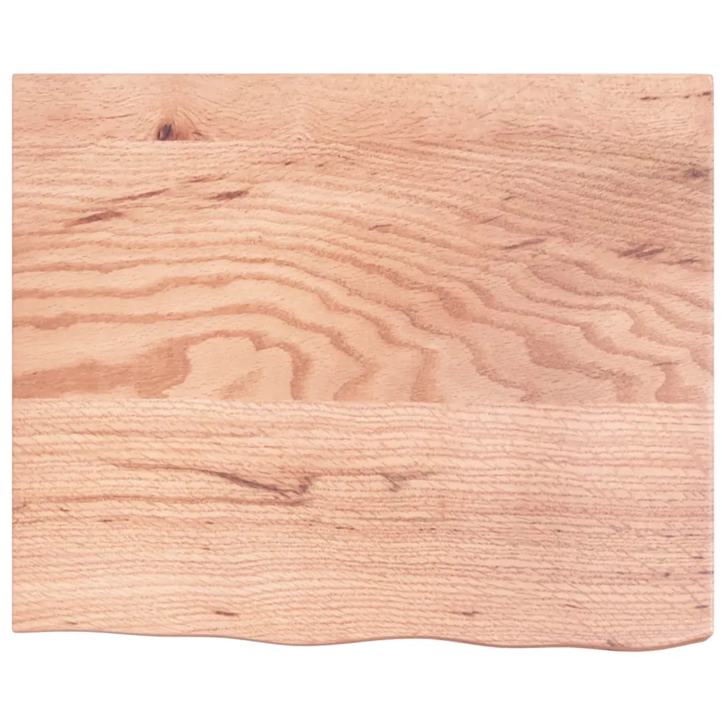 Piano Bagno Marrone 60x50x(2-6) cm Legno Massello Trattato 3156109