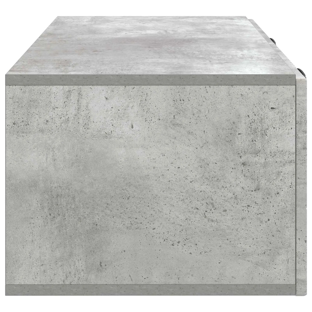 Mobile Porta TV da Muro Grigio Cemento 78,5 x 41 x 30 cm