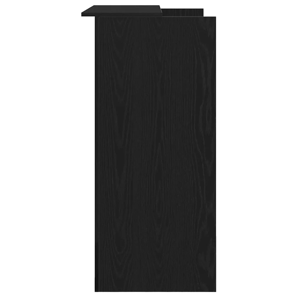 Scrivania per Reception Rovere Nero 100x50x103,5 cm in Legno di Argilla 3324161
