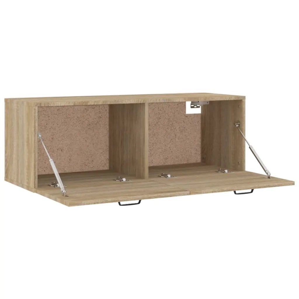 Armadietto a Muro | Mobile Pensile Rovere Sonoma 100x36,5x35 cm Legno Multistrato
